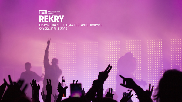 FULLSTEAM HAKEE TUOTANNON HARJOITTELIJAA SYYSKAUDELLE 2026