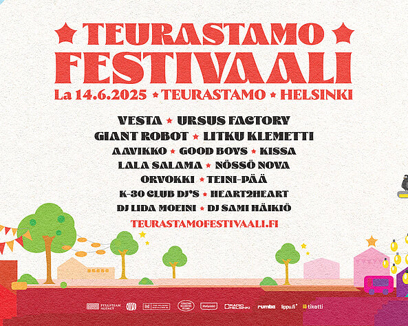 UUSI TEURASTAMO FESTIVAALI ALOITTAA HELSINGIN TAPAHTUMAKESÄN